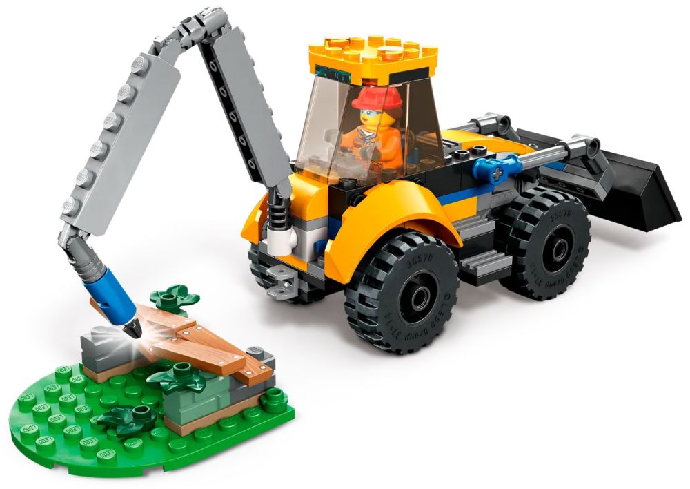 LEGO City 60385 pas cher, La pelleteuse de chantier