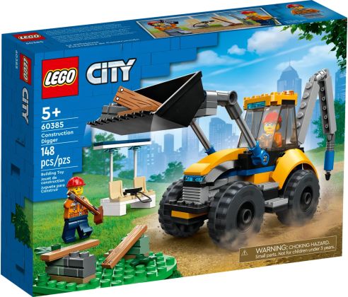 LEGO City 60385 La pelleteuse de chantier