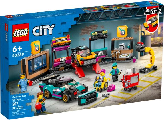LEGO City 60389 Le garage de customisation