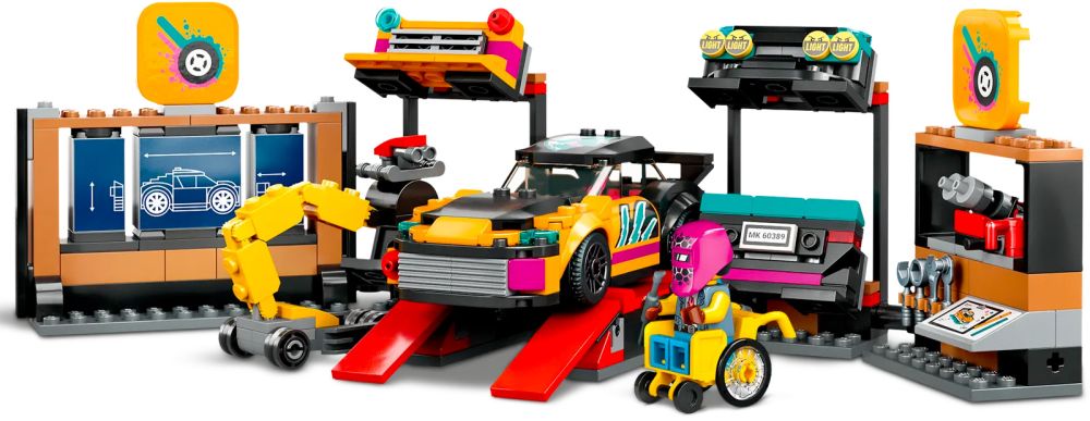 Le garage de customisation Lego