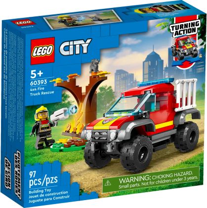 LEGO City 60393 Sauvetage en tout-terrain des pompiers