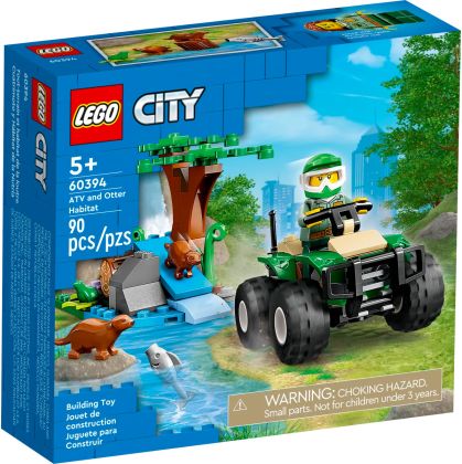 LEGO City 60394 Le tout-terrain et la tanière de la loutre