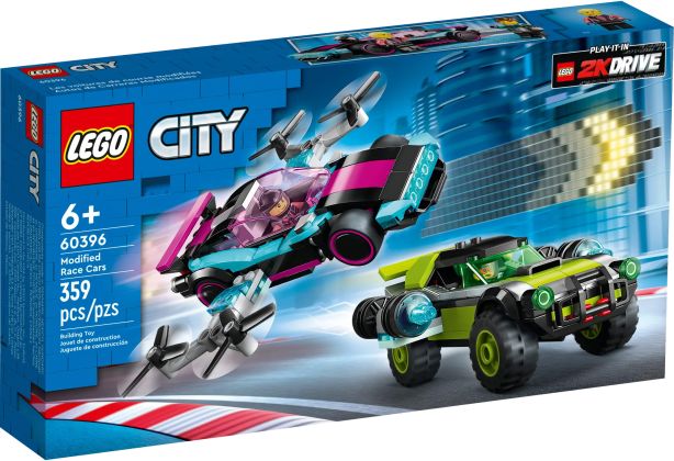 LEGO City 60396  Les voitures de course modifiées