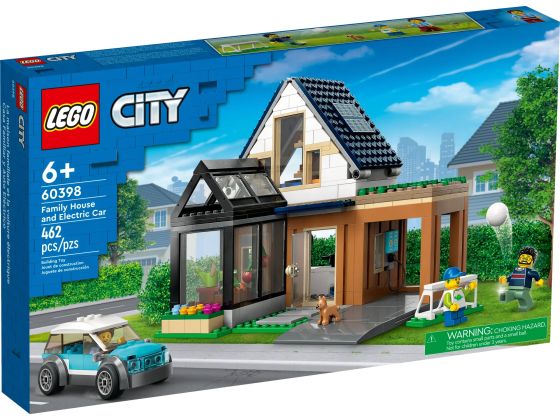 LEGO City 60398 La maison familiale et la voiture électrique