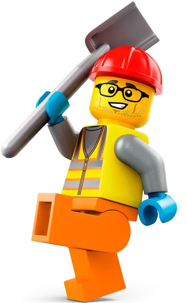 LEGO 60401 - Le rouleau compresseur de chantier …