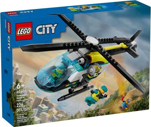 LEGO City 60405 L’hélicoptère des urgences