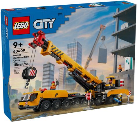 LEGO City 60409 La grue de chantier mobile jaune