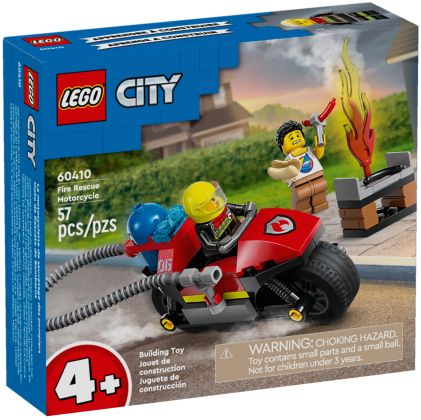 LEGO City 60410 La moto d’intervention rapide des pompiers