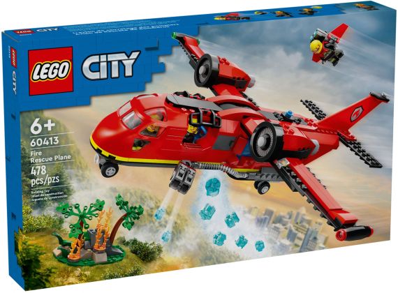 LEGO City 60413 L’avion de sauvetage des pompiers