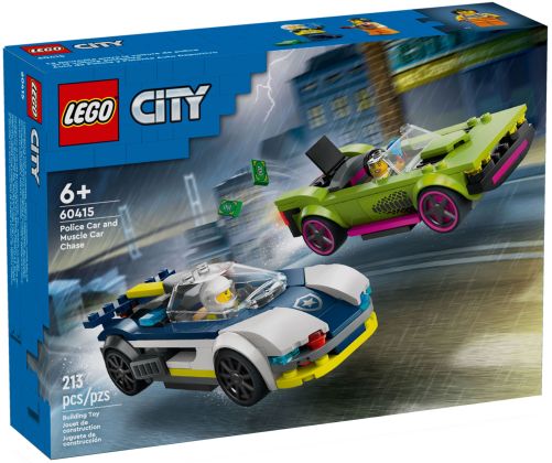LEGO City 60415 La course-poursuite entre la voiture de police et la super voiture