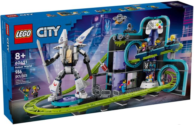 LEGO City 60421 Le parc d’attractions de Robot World