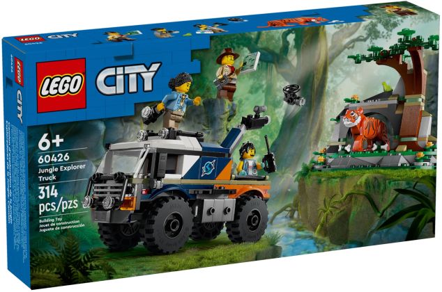 LEGO City 60426 Le camion tout-terrain de l’explorateur de la jungle