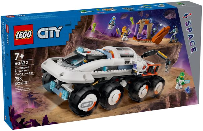 LEGO City 60432 Le rover de commandement et la grue