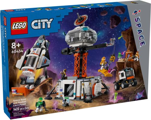 LEGO City 60434 La station spatiale et la base de lancement de fusées