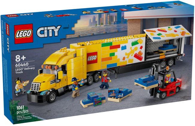 LEGO City 60440 Le camion de livraison jaune