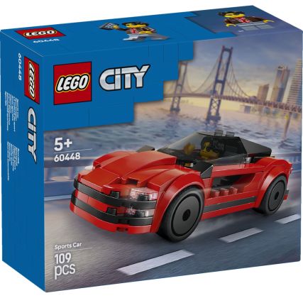 LEGO City 60448 La voiture de sport rouge