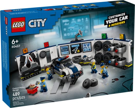 LEGO City 60457 Le garage de personnalisation des voitures de police