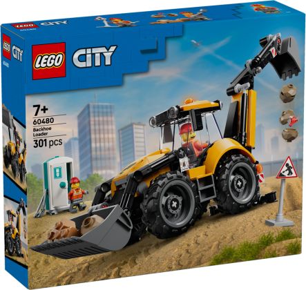 LEGO City 60480 Le tractopelle jaune