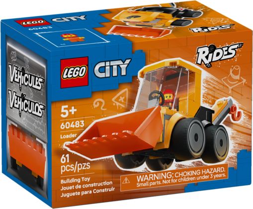 LEGO City 60483 Véhicules - La chargeuse de chantier
