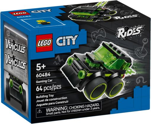 LEGO City 60484 Véhicules - La voiture de course de jeu vidéo