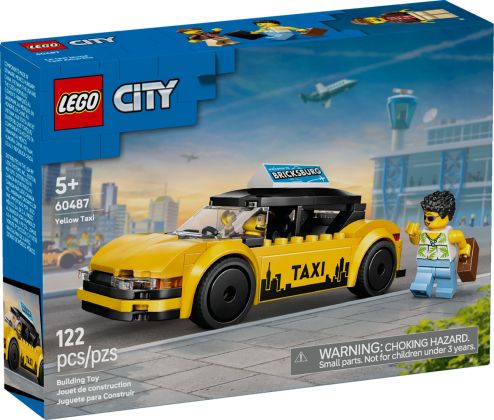 LEGO City 60487 Yellow Taxi