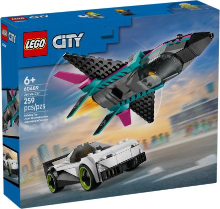 LEGO City 60489 Le jet contre la voiture
