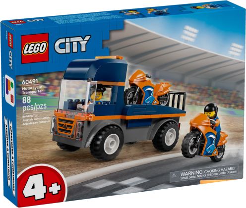 LEGO City 60491 Le transporteur de motos