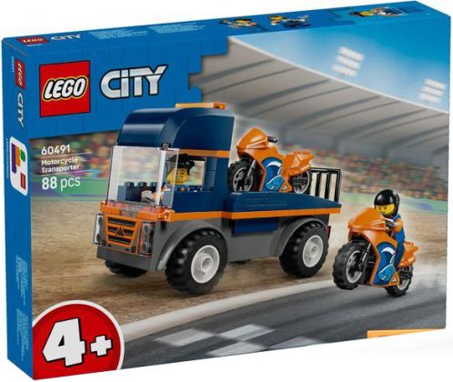 LEGO City 60491 Motorcycle Transporter