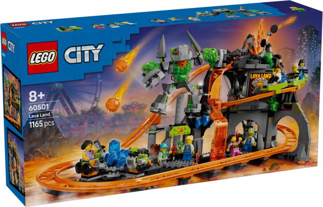 LEGO City 60501 Le parc d’attractions de Lava Land