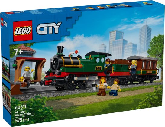 LEGO City 60511 Le train à vapeur rétro