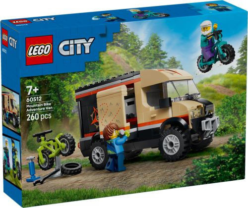 LEGO City 60512 Le camping-car d’aventures et ses VTT