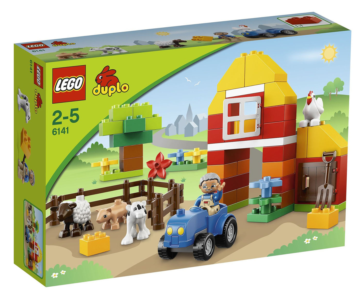 LEGO Duplo 6141 pas cher, Ma première ferme
