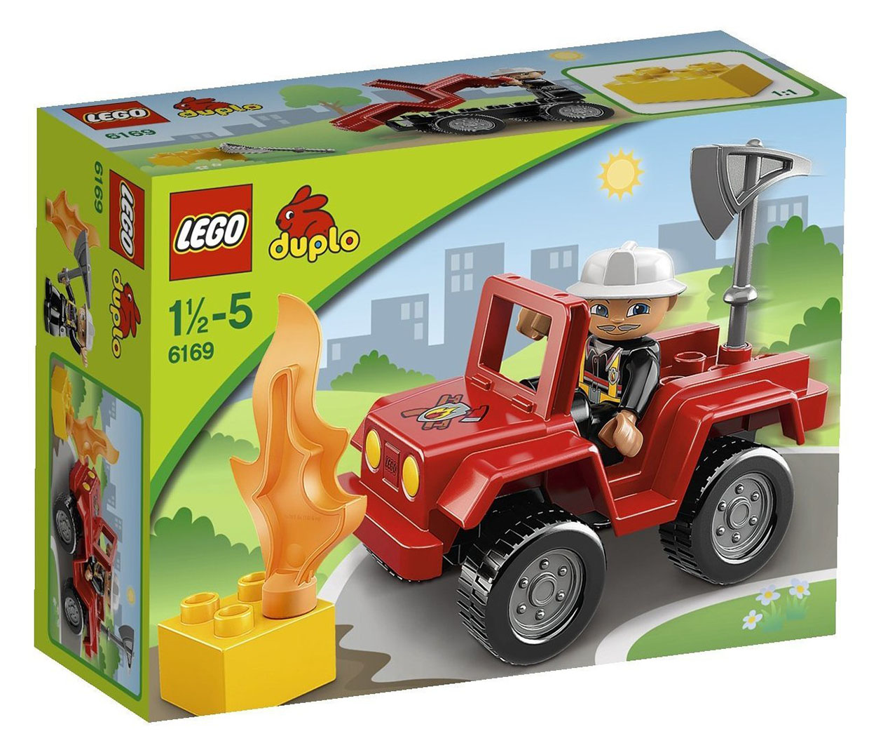 LEGO Duplo 6169 pas cher, Le chef des pompiers