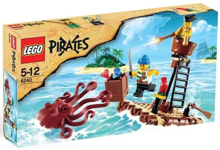 LEGO Pirates 6240 Le radeau des pirates et la pieuvre
