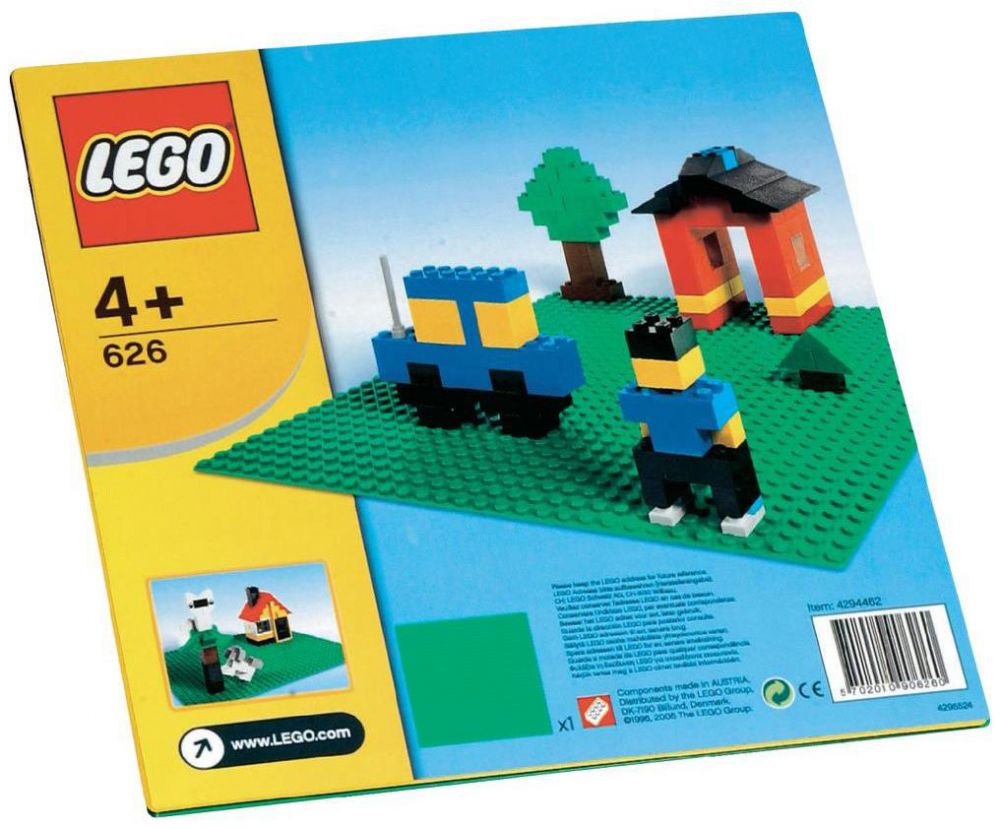 LEGO Classic 626 pas cher, La plaque de base verte 32x32