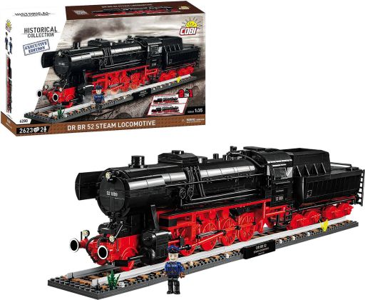 COBI Collection Historique (Historical Collection) 6280 DR BR 52 Steam Locomotive 2in1 - Executive Edition