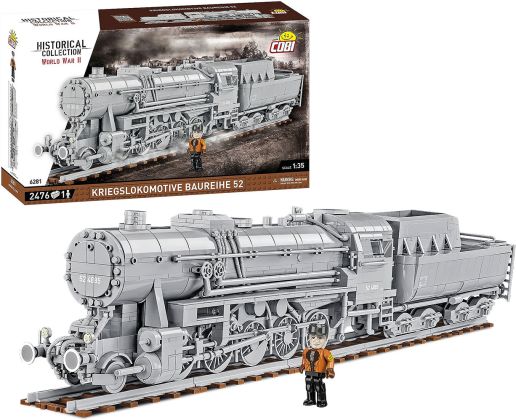 COBI Collection Historique (Historical Collection) 6281 Kriegslokomotive Baureihe 52