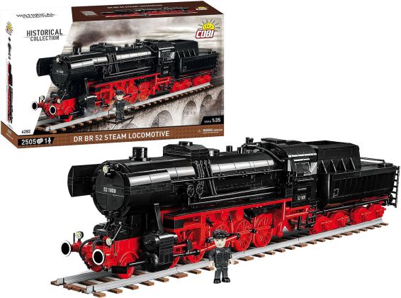 COBI Collection Historique (Historical Collection) 6282 DR BR 52 Steam Locomotive