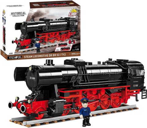 COBI Collection Historique (Historical Collection) 6283 DR BR 52/TY2 Steam Locomotive