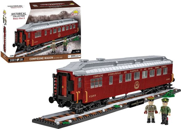 COBI Collection Historique (Historical Collection) 6289 Compiègne Wagon (22 Juin 1940)