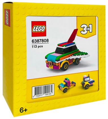 LEGO Objets divers 6387808 Voiture volante transformable 3 en 1