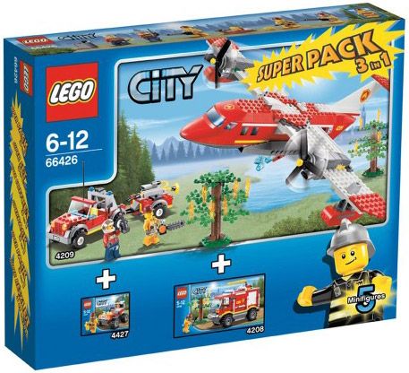 LEGO City 66426 Super Pack 3-en-1 Pompiers