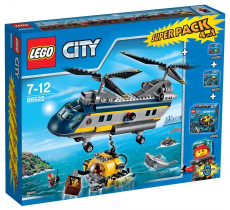 LEGO City 66522 L'hélicoptère de haute-mer