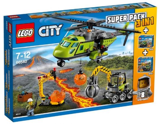 LEGO City 66540 SuperPack 3 en 1 Volcan City