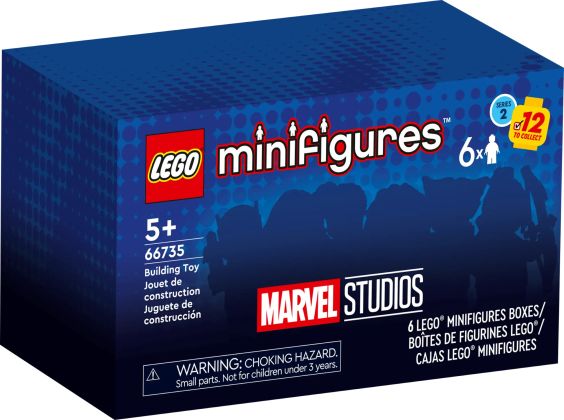 LEGO Minifigures 66735 Série 2 Marvel Studio - Lot de 6 pack