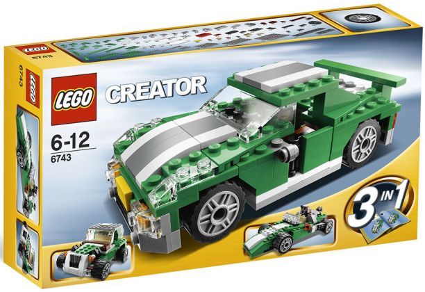 LEGO Creator 6743 Le bolide vert