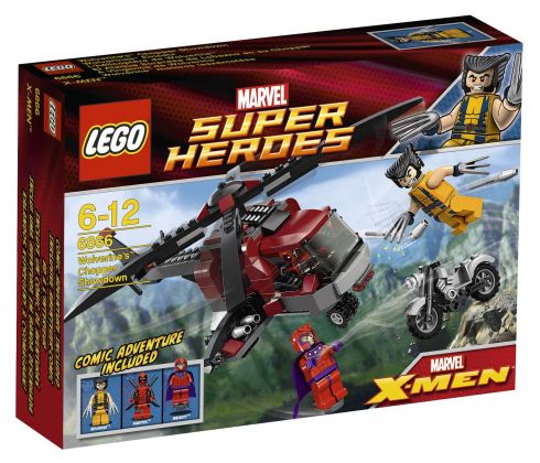 LEGO Marvel 6866 L'hélicoptère de Wolverine