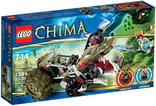 LEGO Chima 70001 La Croc' Griffeuse de Crawley