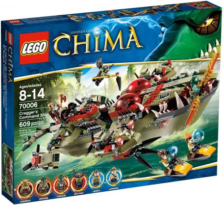 LEGO Chima 70006 Le Croc Navire Cragger