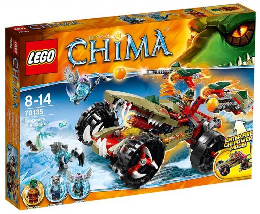 LEGO Chima 70135 Le Croc' tireur de feu